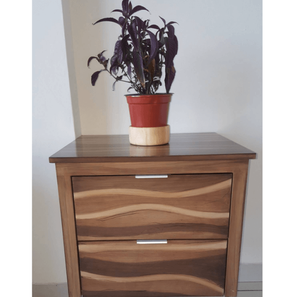 Small Wood Stave Side Table with Washer Sink / Bathroom Cabinet / Vanity Cabinet / Medicine Cabinet